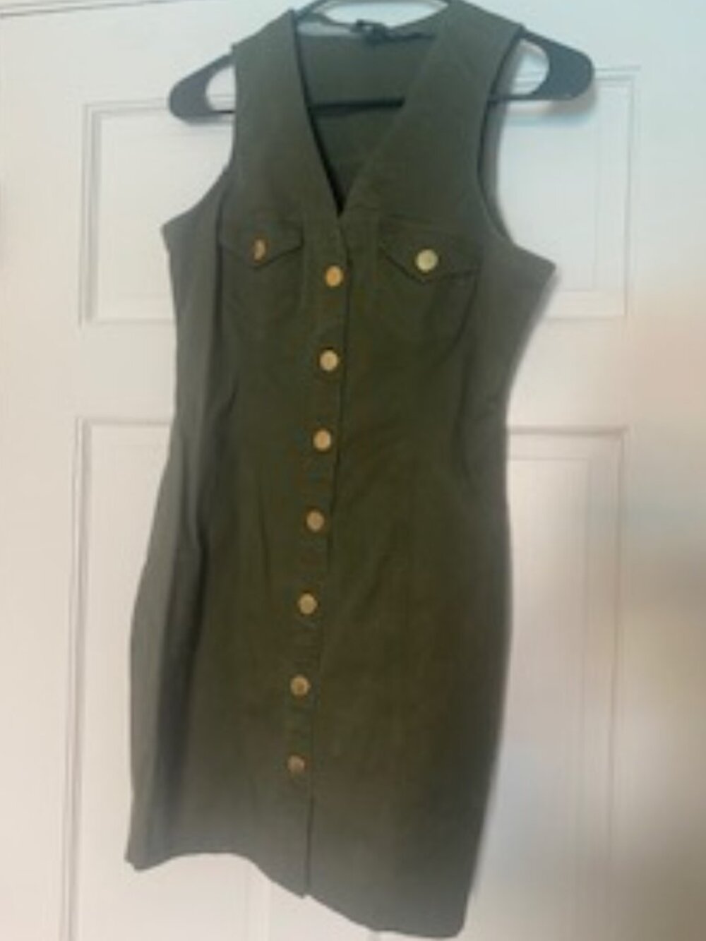 Guess Army Green Dress